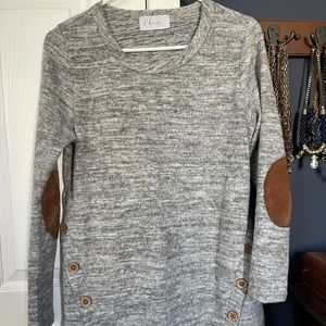Jenny Boston Grey Tunic Top Small Grey BNWOT